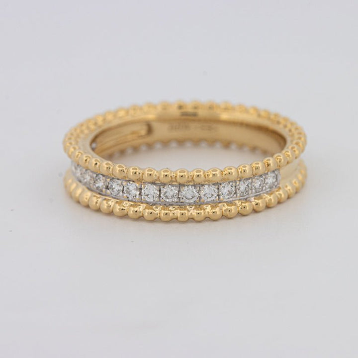 Half Eternity Dot Ring - ZIZOV DIAMONDS