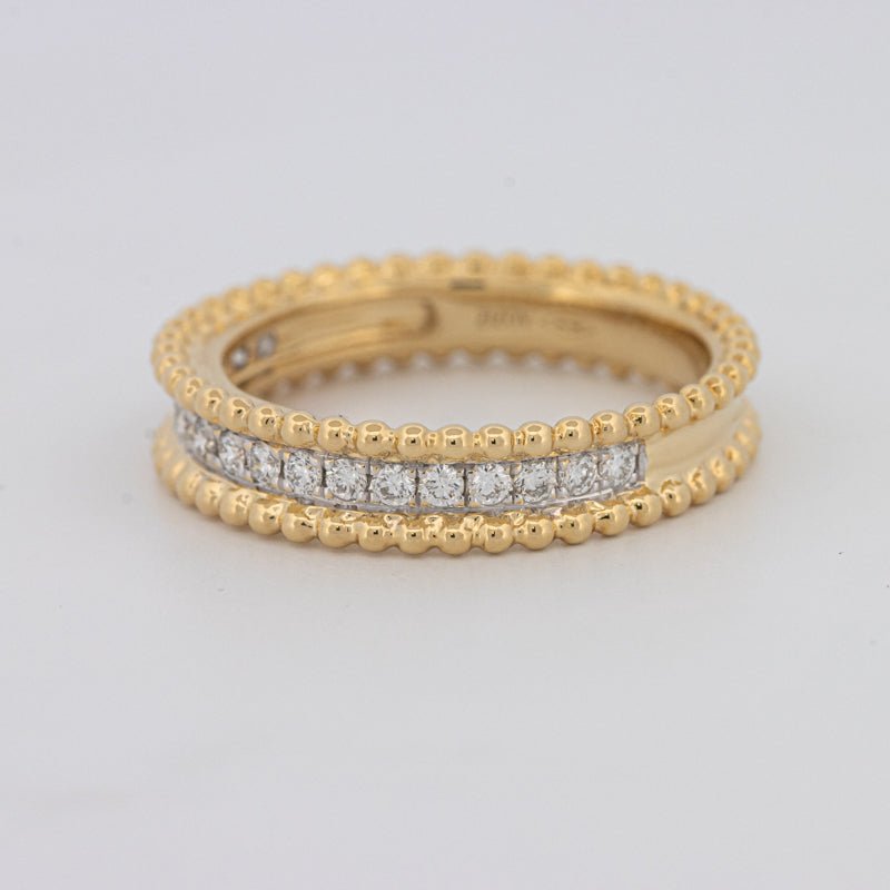 Half Eternity Dot Ring - ZIZOV DIAMONDS