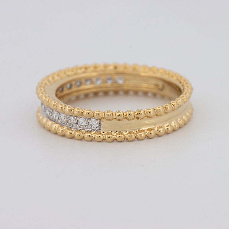 Half Eternity Dot Ring - ZIZOV DIAMONDS