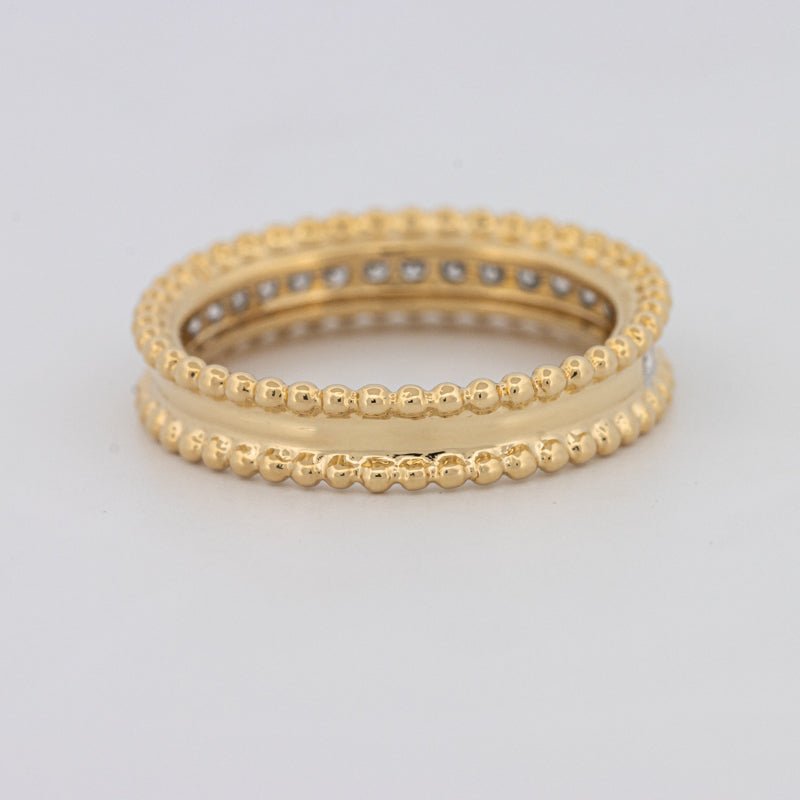 Half Eternity Dot Ring - ZIZOV DIAMONDS