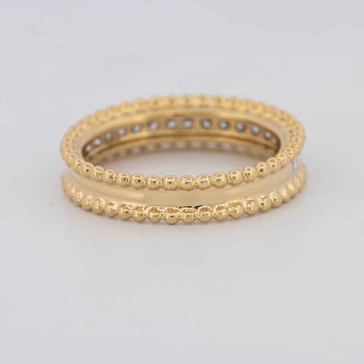 Half Eternity Dot Ring - ZIZOV DIAMONDS