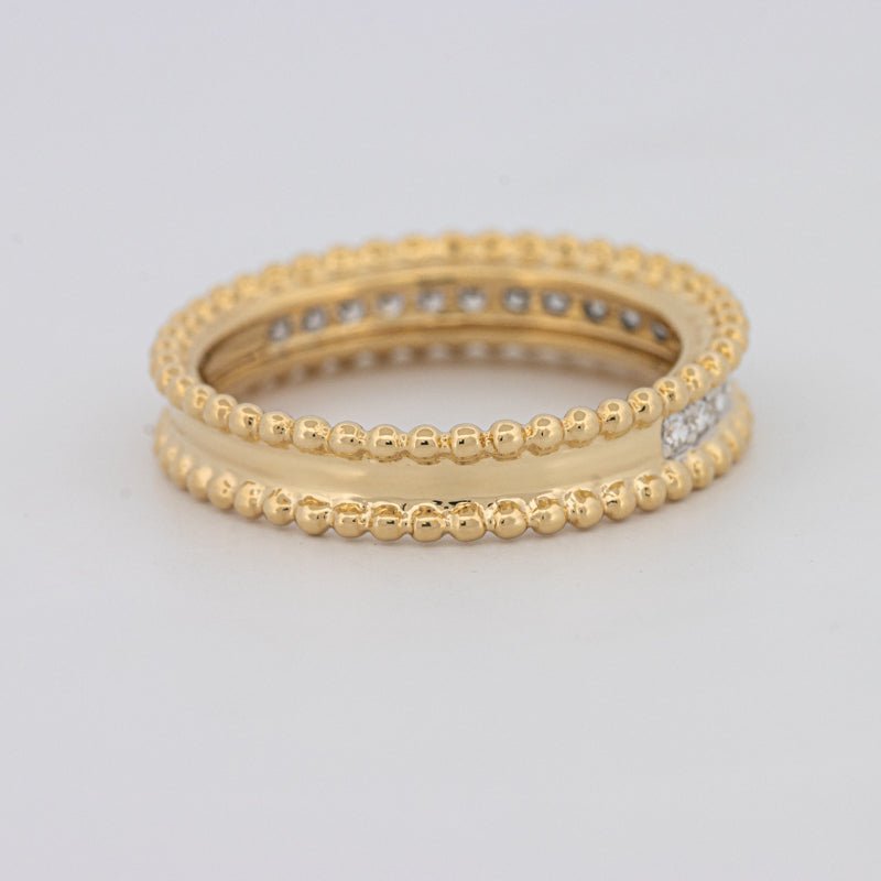 Half Eternity Dot Ring - ZIZOV DIAMONDS