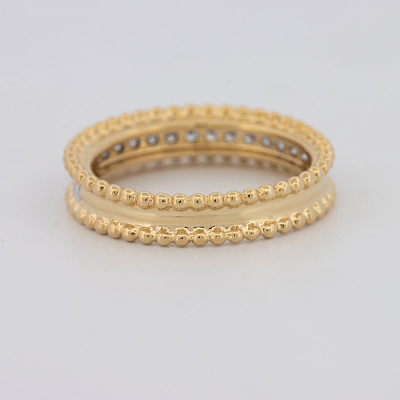 Half Eternity Dot Ring - ZIZOV DIAMONDS