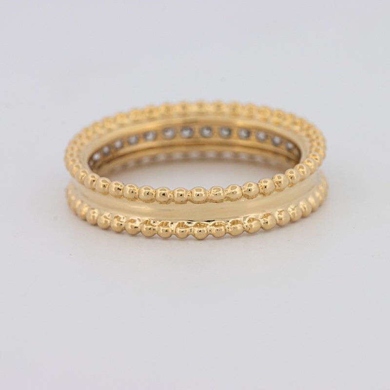 Half Eternity Dot Ring - ZIZOV DIAMONDS