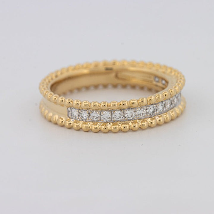 Half Eternity Dot Ring - ZIZOV DIAMONDS