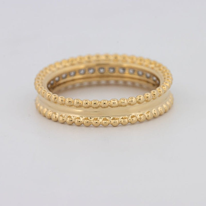 Half Eternity Dot Ring - ZIZOV DIAMONDS