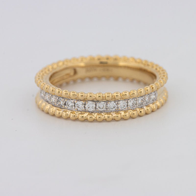 Half Eternity Dot Ring - ZIZOV DIAMONDS