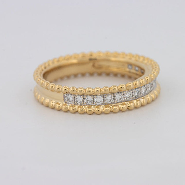Half Eternity Dot Ring - ZIZOV DIAMONDS
