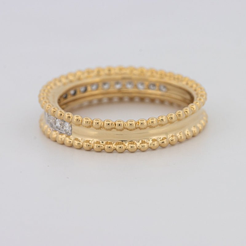 Half Eternity Dot Ring - ZIZOV DIAMONDS