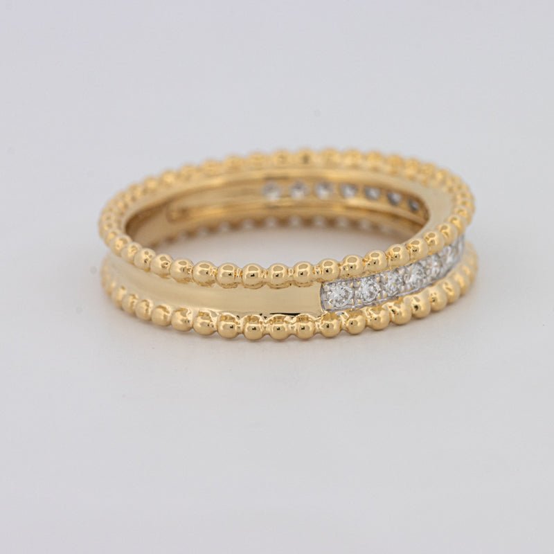 Half Eternity Dot Ring - ZIZOV DIAMONDS