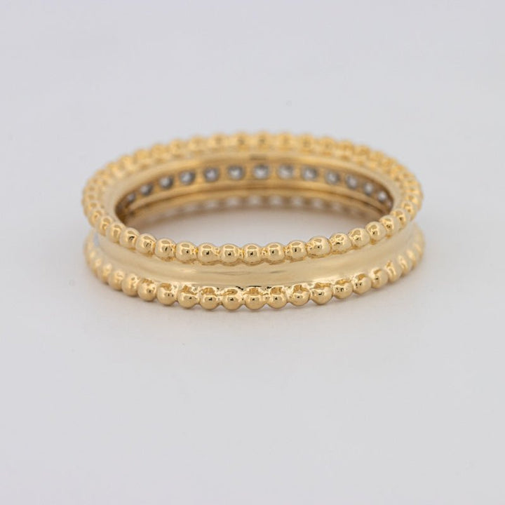 Half Eternity Dot Ring - ZIZOV DIAMONDS