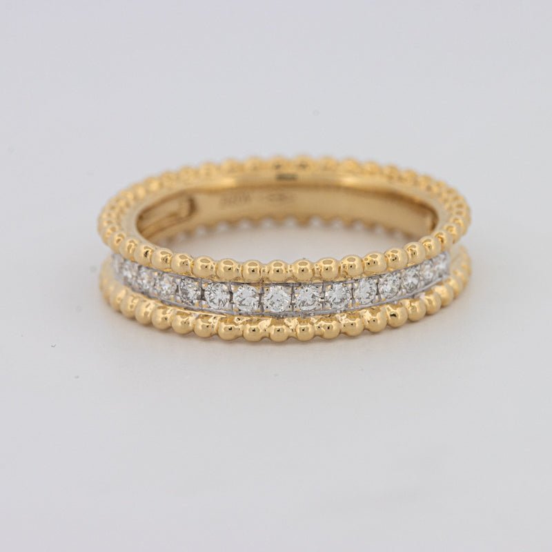 Half Eternity Dot Ring - ZIZOV DIAMONDS