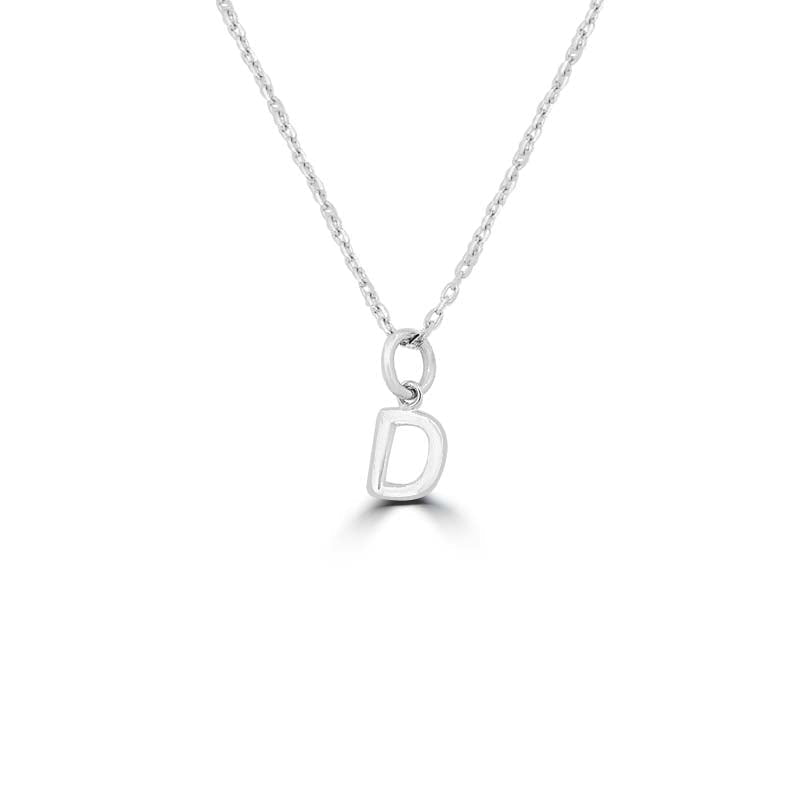 Initial "D" Pendant (small) - ZIZOV DIAMONDS
