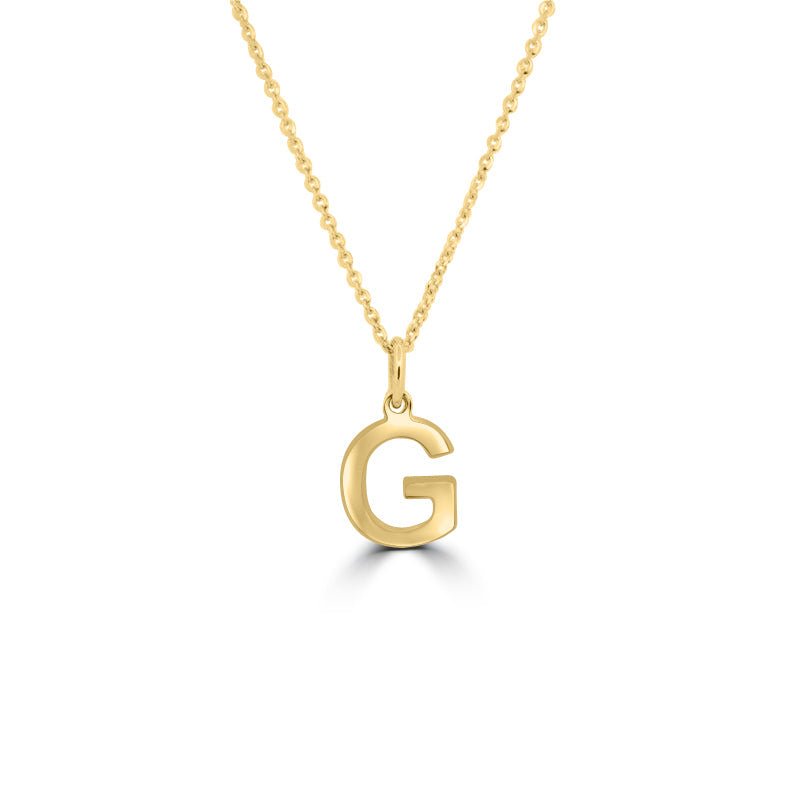 Initial "G" Pendant (big) - ZIZOV DIAMONDS