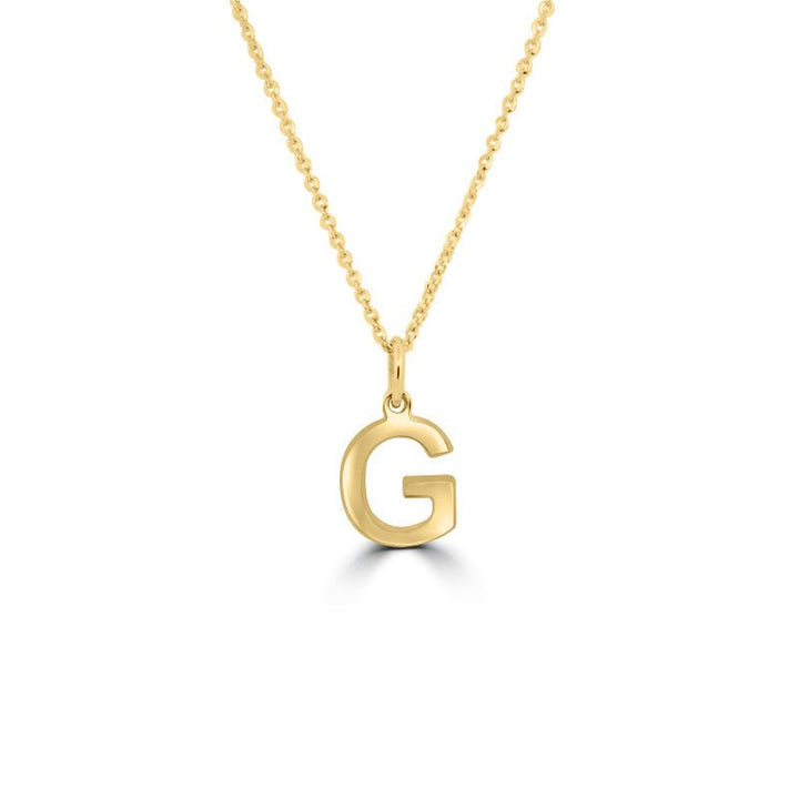 Initial "G" Pendant (big) - ZIZOV DIAMONDS