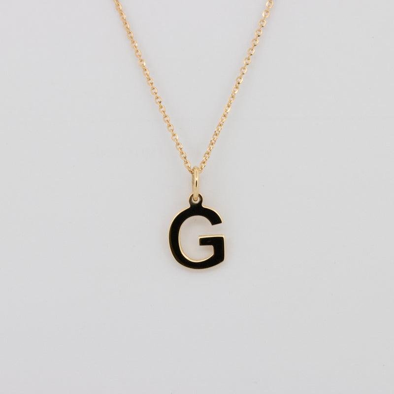 Initial "G" Pendant (big) - ZIZOV DIAMONDS