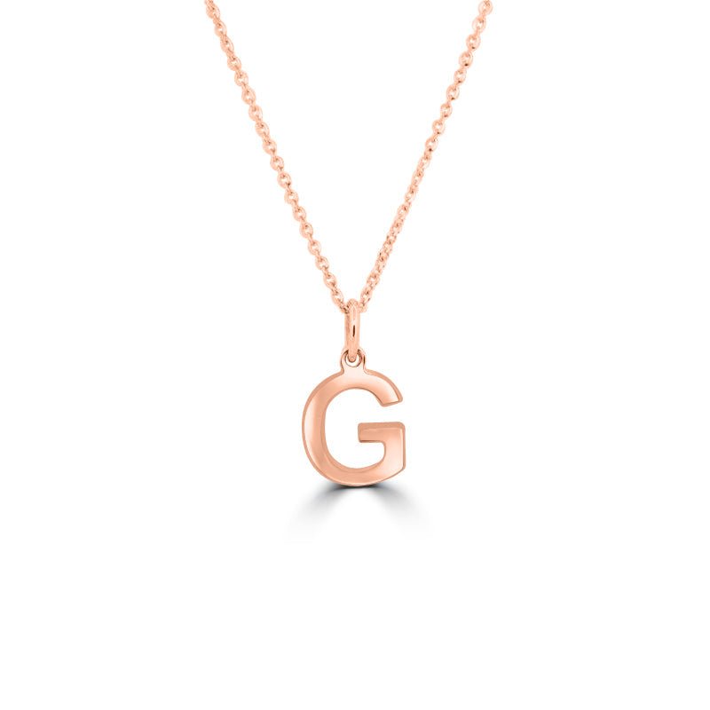 Initial "G" Pendant (big) - ZIZOV DIAMONDS