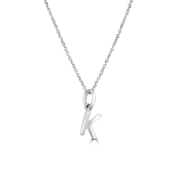 Initial "K" Pendant (small) - ZIZOV DIAMONDS
