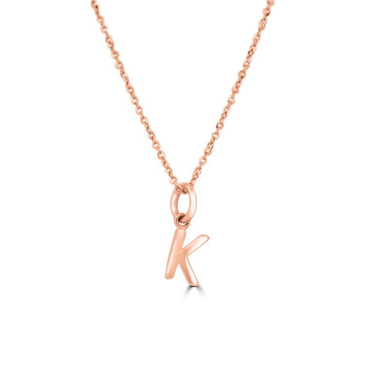 Initial "K" Pendant (small) - ZIZOV DIAMONDS