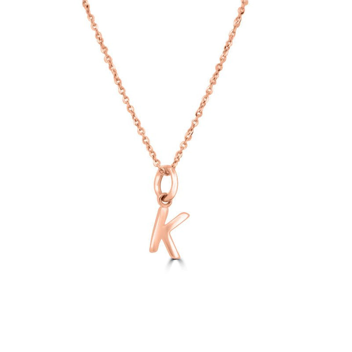Initial "K" Pendant (small) - ZIZOV DIAMONDS