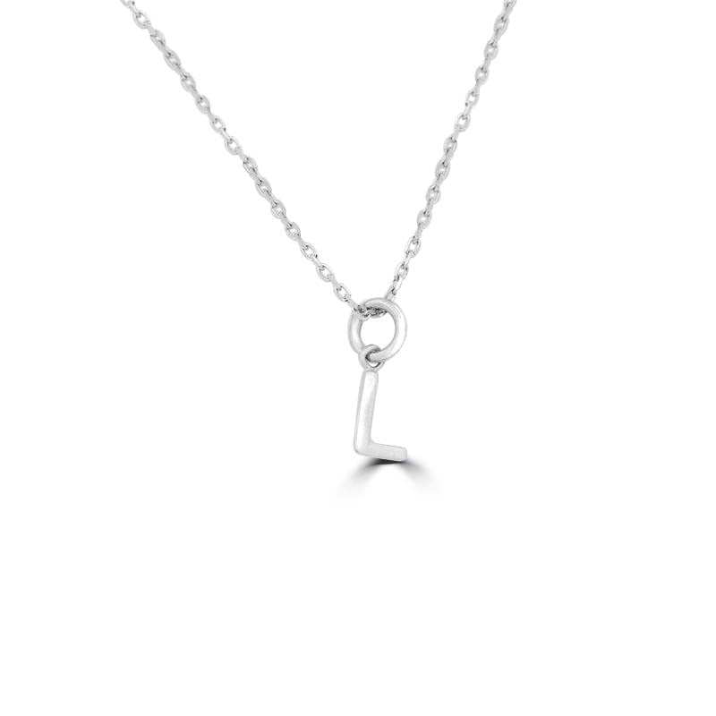 Initial "L" Pendant (small) - ZIZOV DIAMONDS