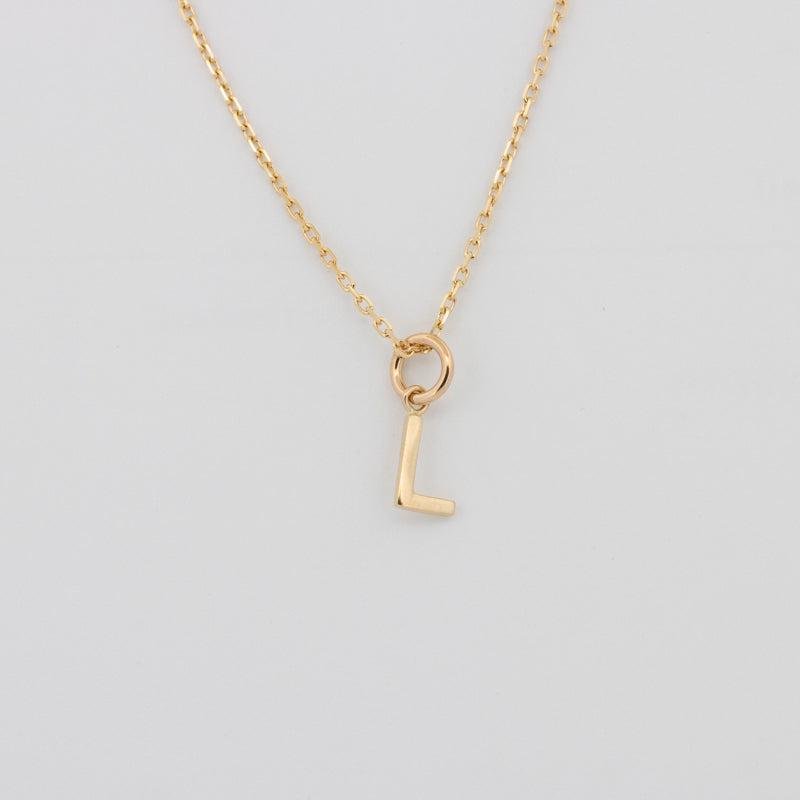 Initial "L" Pendant (small) - ZIZOV DIAMONDS