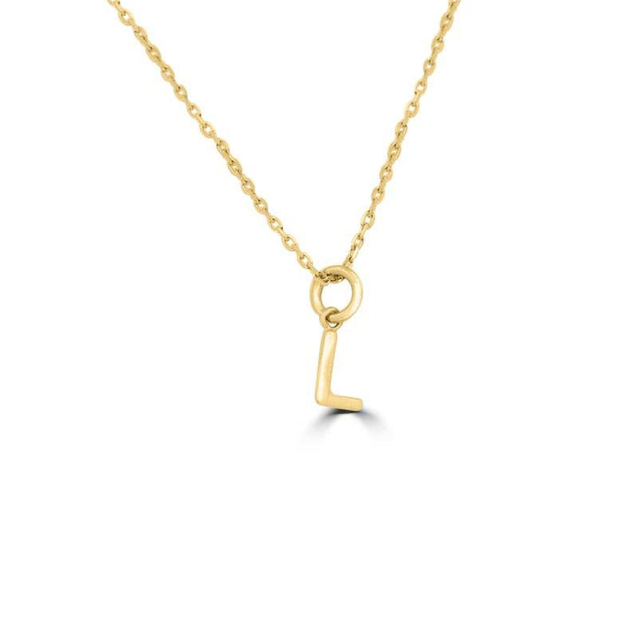 Initial "L" Pendant (small) - ZIZOV DIAMONDS