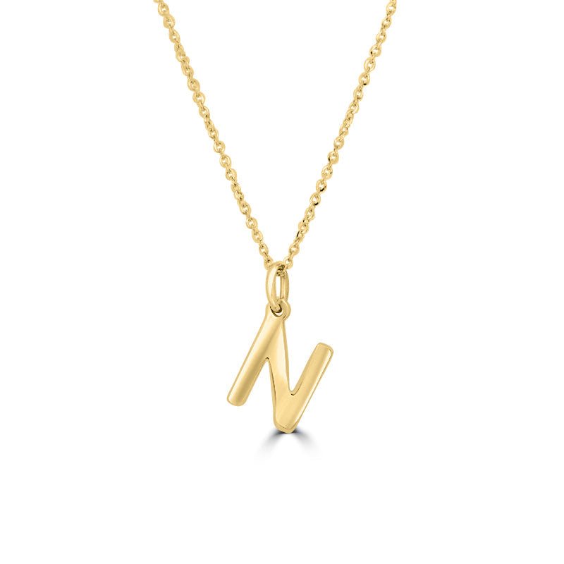 Initial "N" Pendant (big) - ZIZOV DIAMONDS