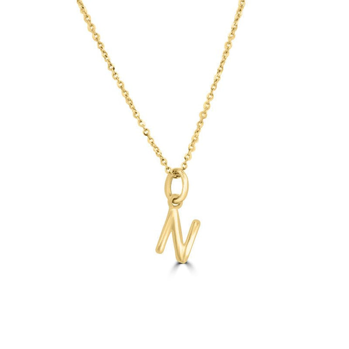 Initial "N" Pendant (small) - ZIZOV DIAMONDS