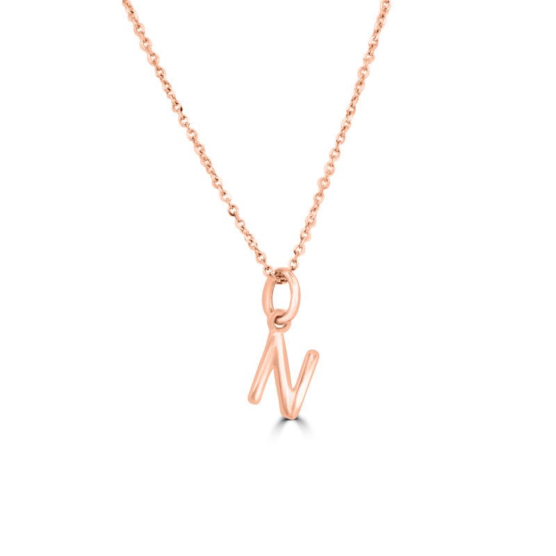 Initial "N" Pendant (small) - ZIZOV DIAMONDS