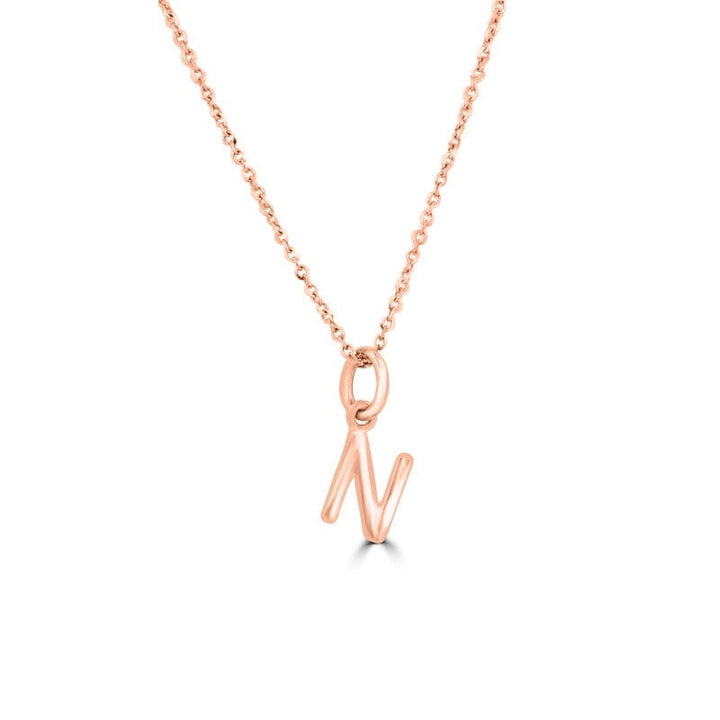 Initial "N" Pendant (small) - ZIZOV DIAMONDS