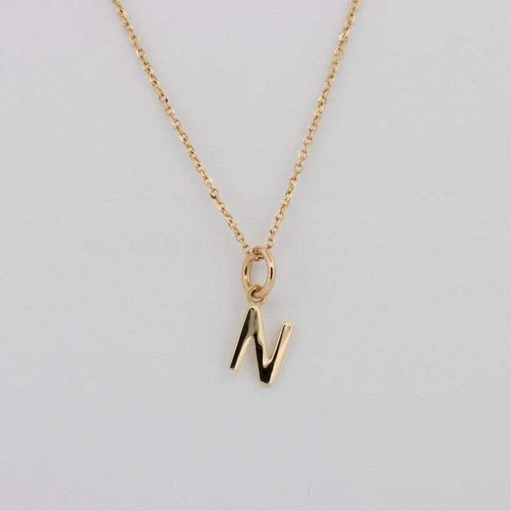 Initial "N" Pendant (small) - ZIZOV DIAMONDS