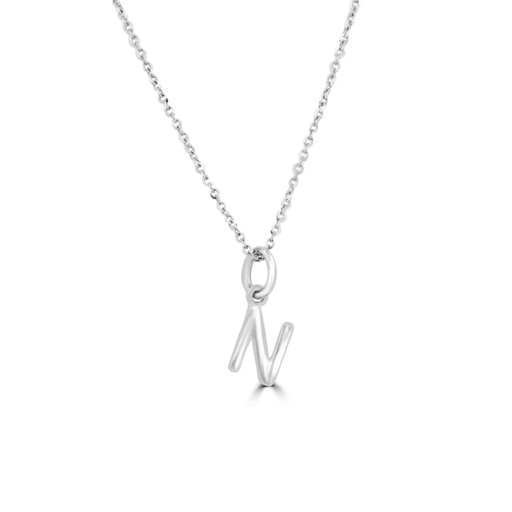 Initial "N" Pendant (small) - ZIZOV DIAMONDS