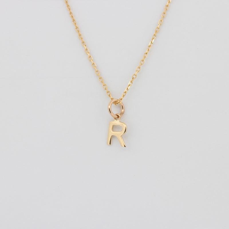 Initial "R" Pendant (small) - ZIZOV DIAMONDS