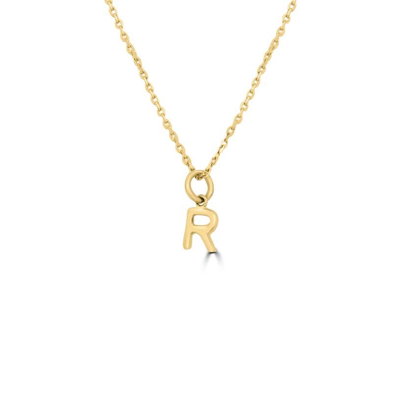 Initial "R" Pendant (small) - ZIZOV DIAMONDS