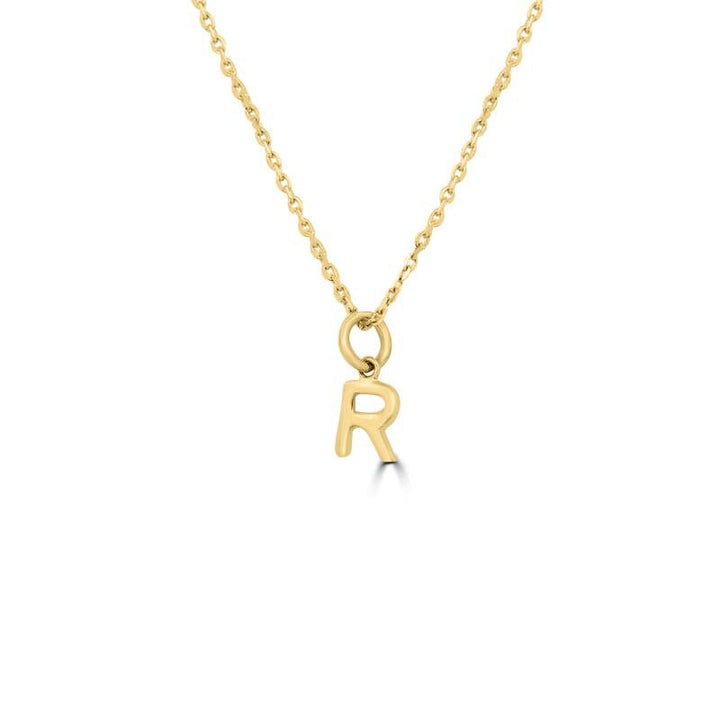 Initial "R" Pendant (small) - ZIZOV DIAMONDS