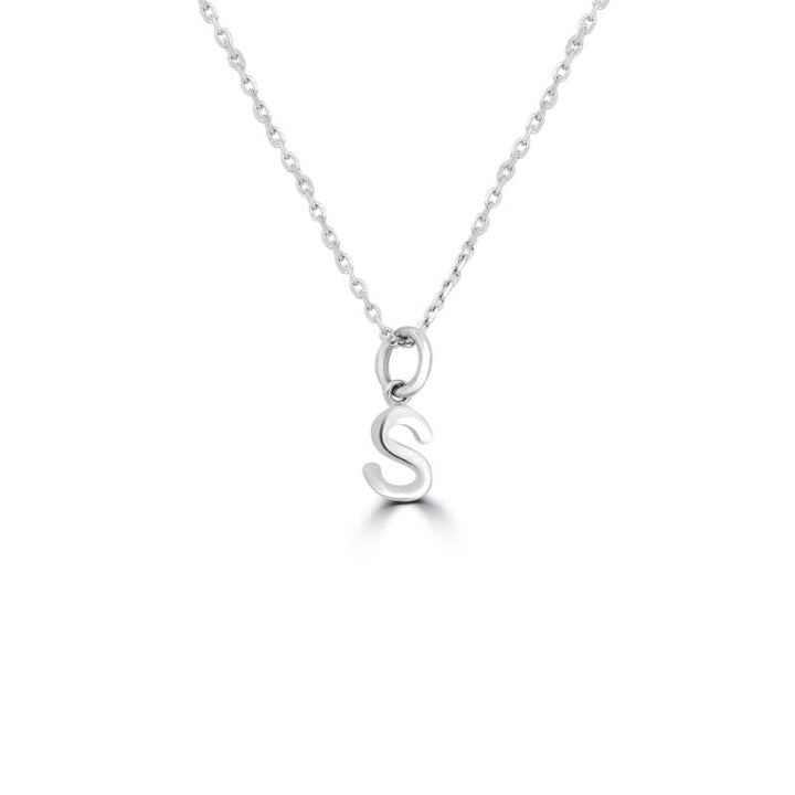 Initial "S" Pendant (small) - ZIZOV DIAMONDS