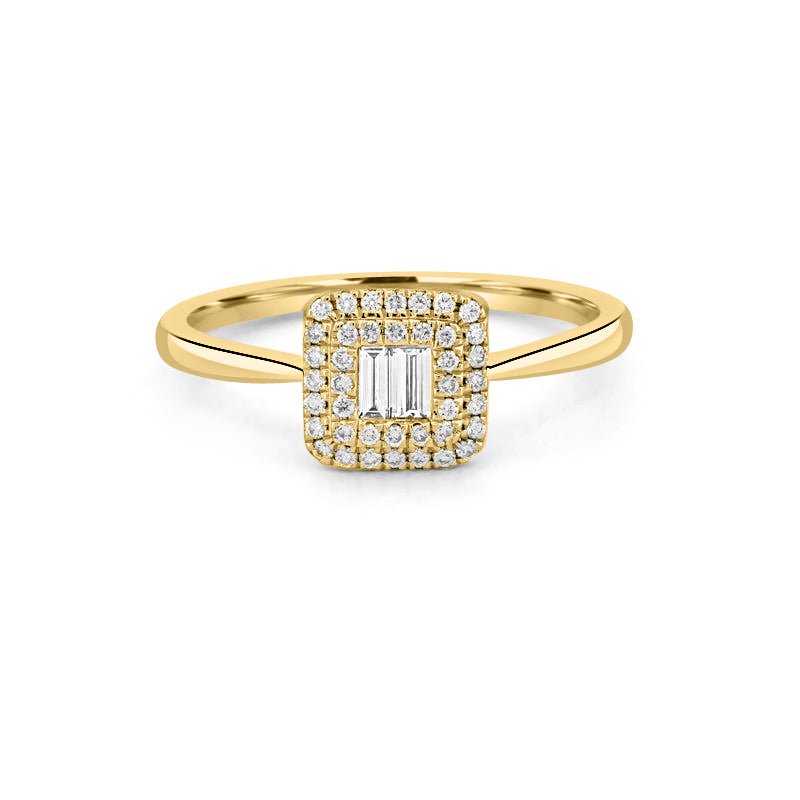 Invisible Baguette Diamond Ring - ZIZOV DIAMONDS