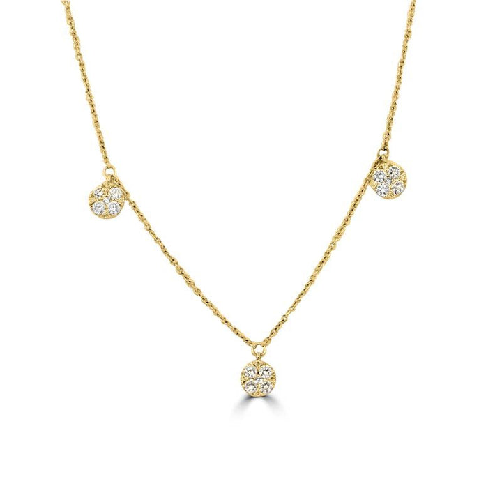 Invisible "Cutie" Dot Necklace - ZIZOV DIAMONDS