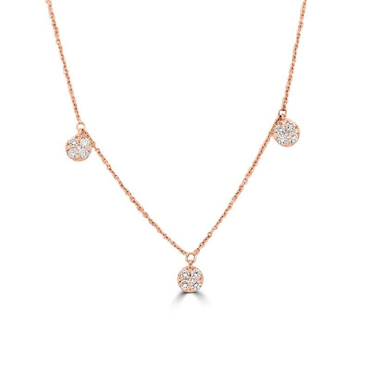 Invisible "Cutie" Dot Necklace - ZIZOV DIAMONDS