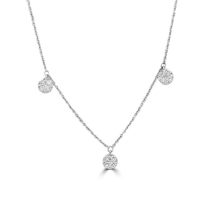 Invisible "Cutie" Dot Necklace - ZIZOV DIAMONDS