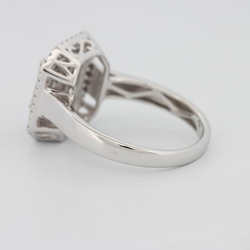 Invisible Double Halo Emerald ring - ZIZOV DIAMONDS