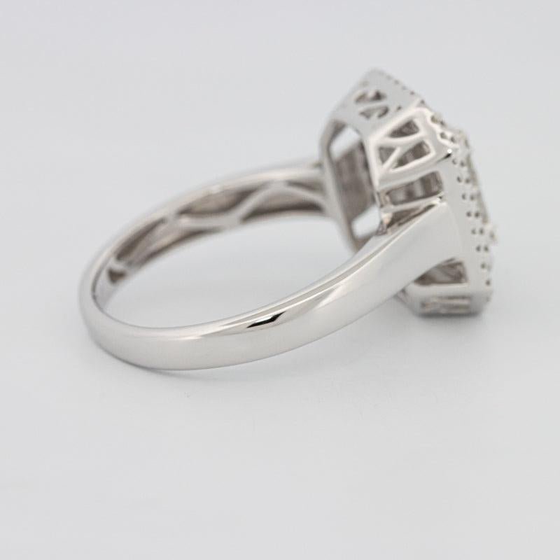 Invisible Double Halo Emerald ring - ZIZOV DIAMONDS