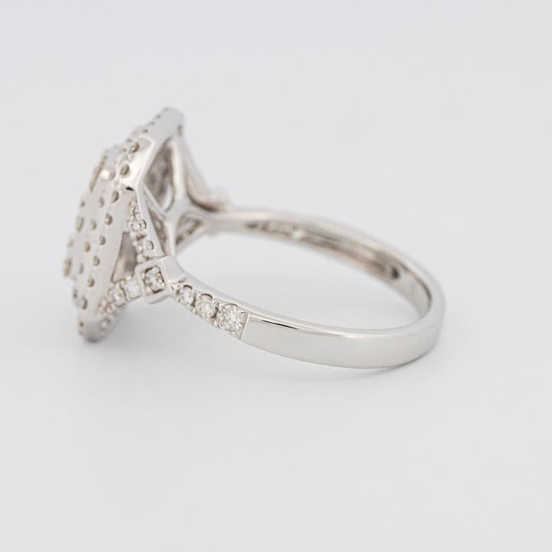 Invisible Double Halo Rectangular Diamond Ring - ZIZOV DIAMONDS