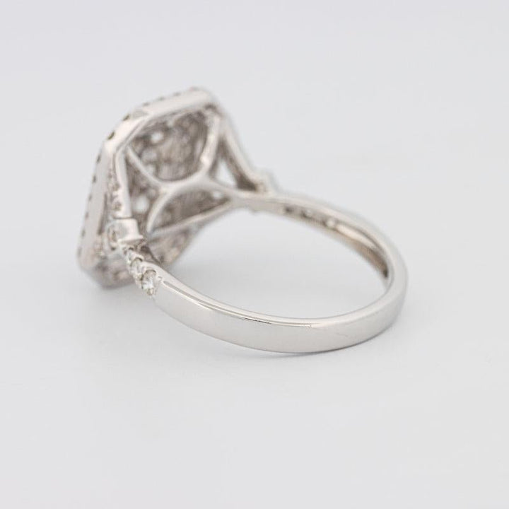 Invisible Double Halo Rectangular Diamond Ring - ZIZOV DIAMONDS