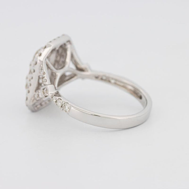 Invisible Double Halo Rectangular Diamond Ring - ZIZOV DIAMONDS