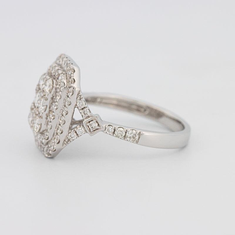 Invisible Double Halo Rectangular Diamond Ring - ZIZOV DIAMONDS