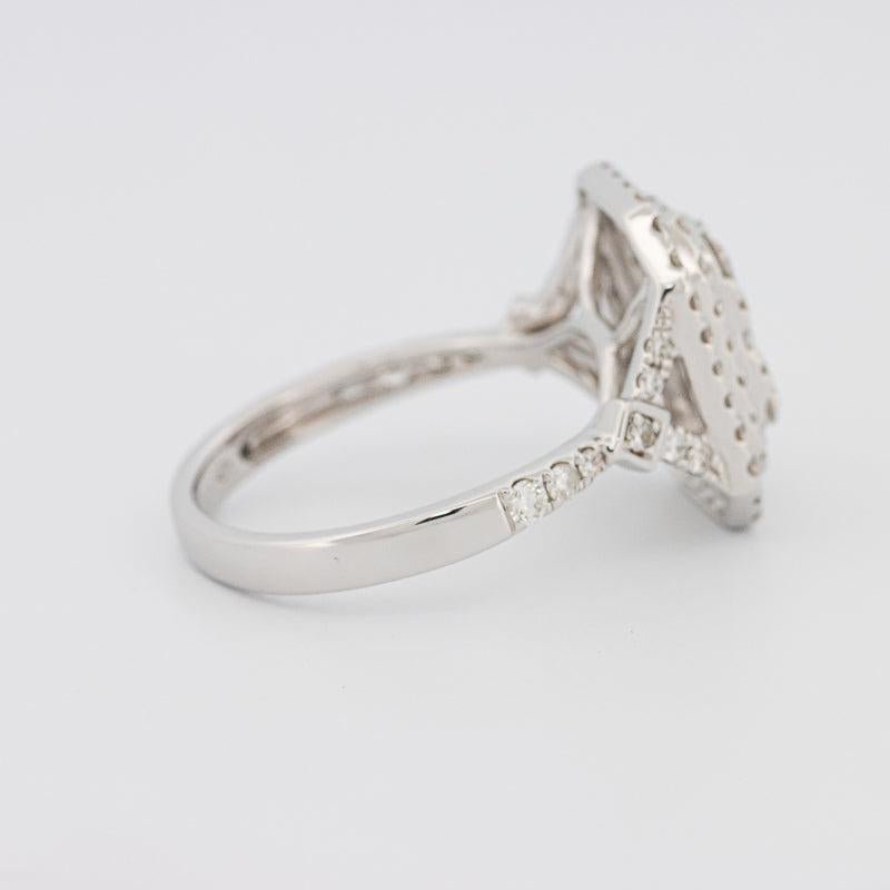 Invisible Double Halo Rectangular Diamond Ring - ZIZOV DIAMONDS