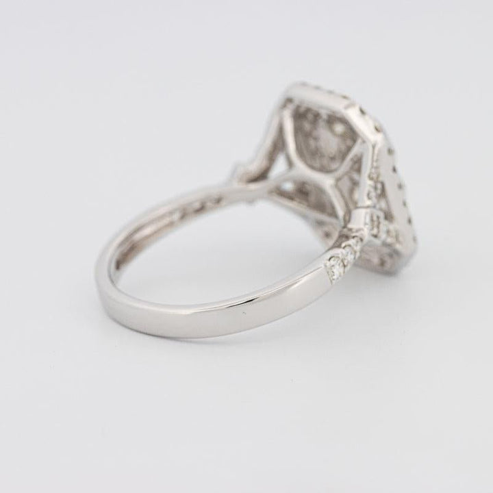 Invisible Double Halo Rectangular Diamond Ring - ZIZOV DIAMONDS