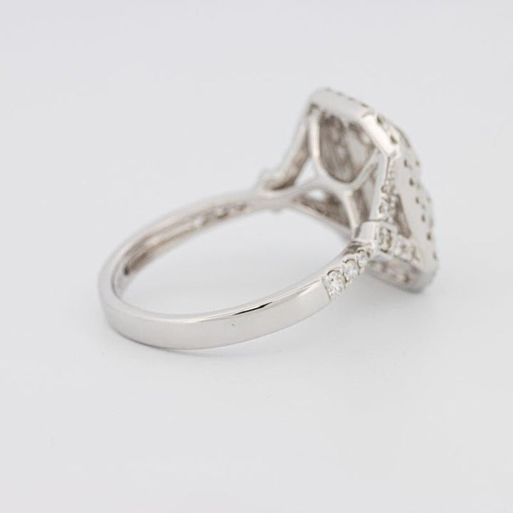 Invisible Double Halo Rectangular Diamond Ring - ZIZOV DIAMONDS